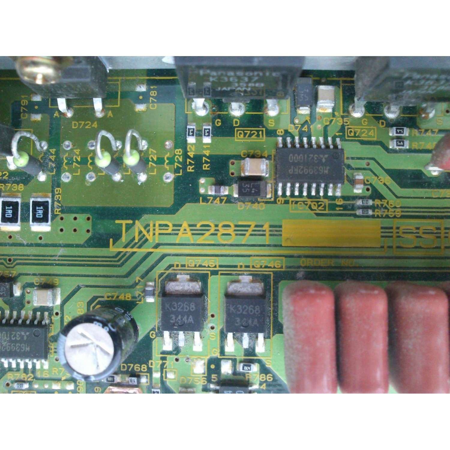 MAIN FUNTE PARA TV AVGO / NUMERO DE PARTE BJM1-132082-2T2G / CV553BH-B42 / CV3553BH_B42_12_2502 / T3553BB4212.25B0 / 83H02891804M / PANEL G320BD4FHB-2 / DISPLAY HV320GHB-N00 / MODELO NN5LV 32¨	 - Imagen 2